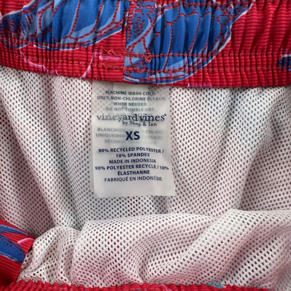 Vineyard Vines Mens XS Chappy Trunks Icons Sailors Red Nautical Swim Shorts NEW - Picture 16 of 16